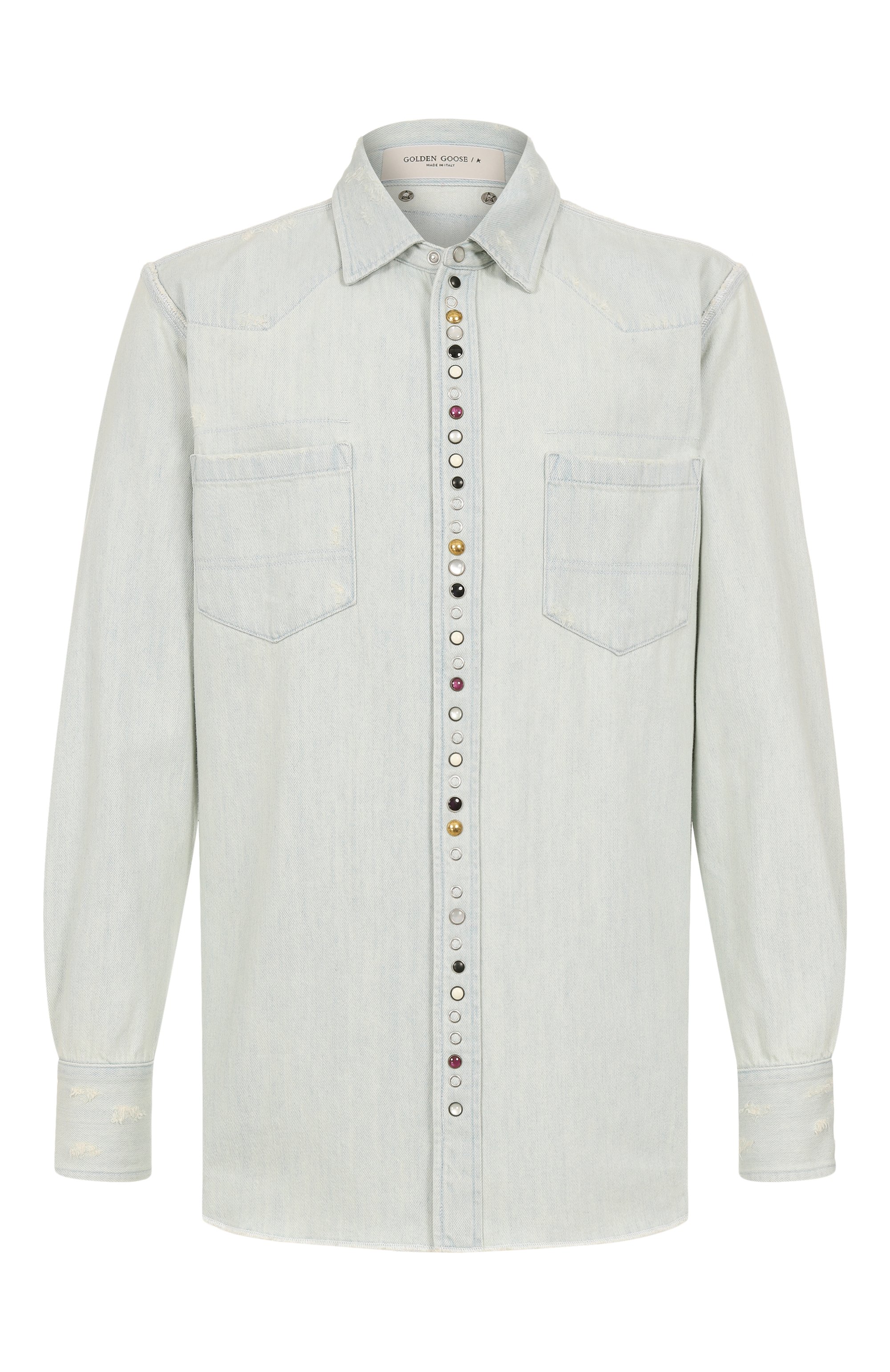 Джинсовая рубашка GOLDEN GOOSE DELUXE BRAND, арт. GMP00487.P000636, фото 1