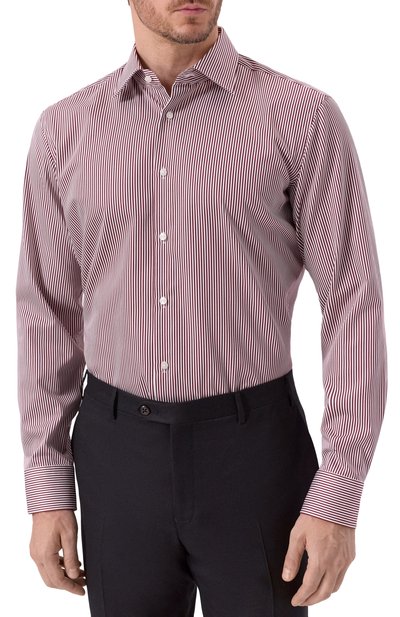 Хлопковая сорочка BOSS, арт. 50549904, фото 3