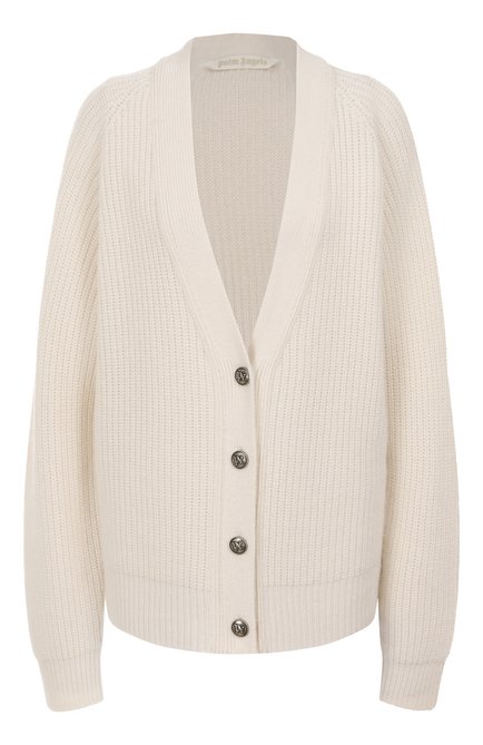 Женский кардиган из шерсти и вискозы PALM ANGELS, арт. PWHB045F25KNI001