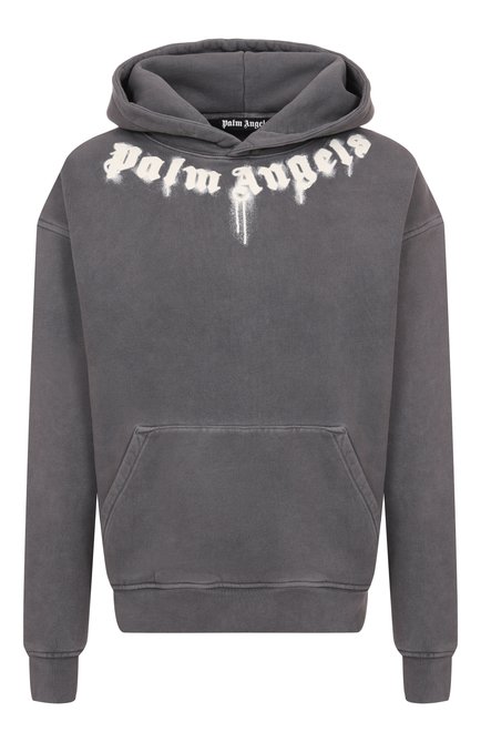 Мужской хлопковое худи PALM ANGELS, арт. PMBB17DF25FLE003