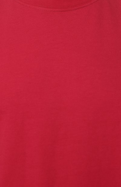 Хлопковая футболка MSGM фуксия цвета по цене 12800 руб., арт. 3341MDM185 227798, фото 5 Хлопковая футболка MSGM, арт. 3341MDM185 227798, фото 5