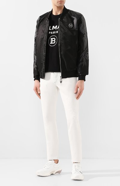 Хлопковая футболка BALMAIN, арт. TH11601/I203, фото 2