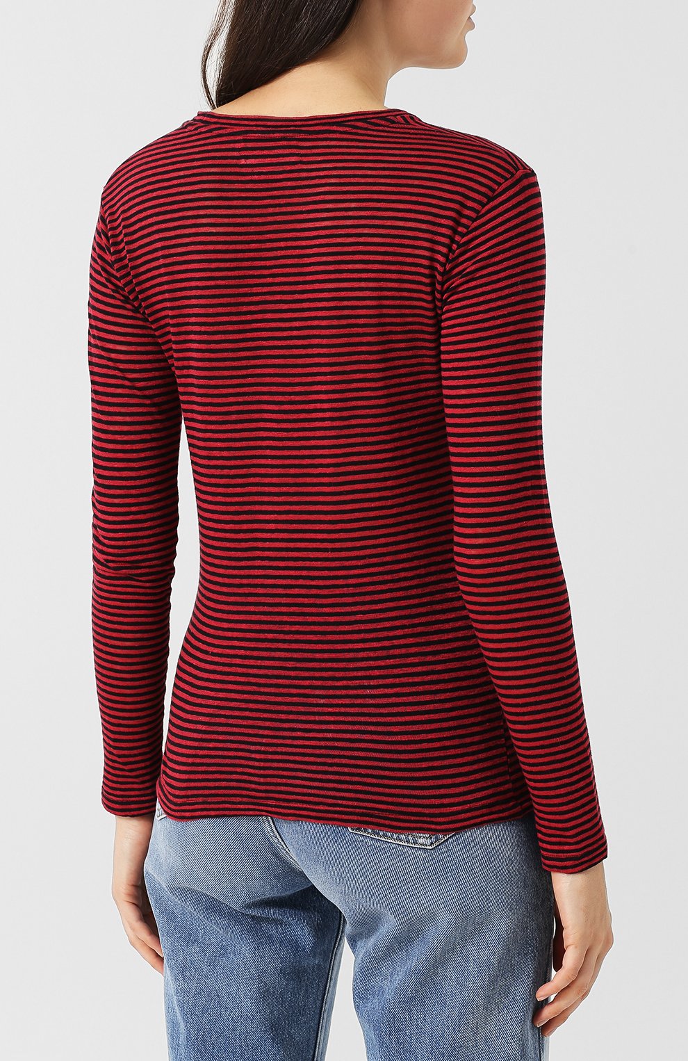 Лонгслив из смеси хлопка и льна ISABEL MARANT ETOILE, арт. TS0404-00M006E/KAAR0N, фото 4