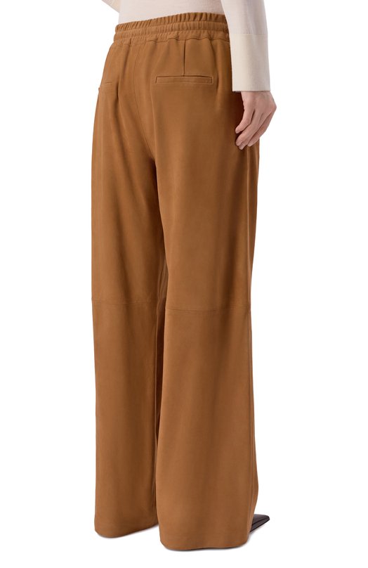 Замшевые брюки Kiton D59172K0918F10 Коричневый  D59172K0918F10 Фото 4