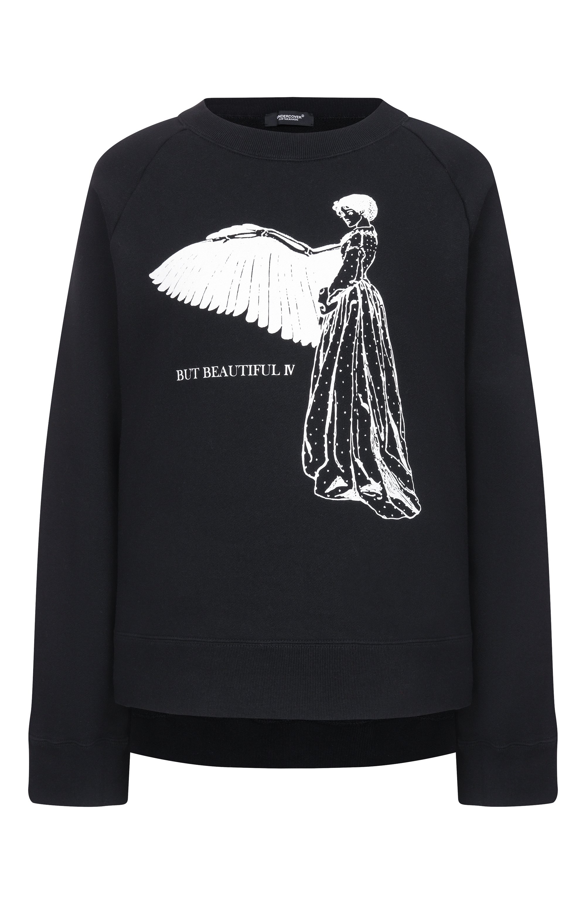 Хлопковый свитшот UNDERCOVER черного цвета по цене 39950 руб., арт. UC2E1894-3, фото 1 Хлопковый свитшот UNDERCOVER, арт. UC2E1894-3, фото 1