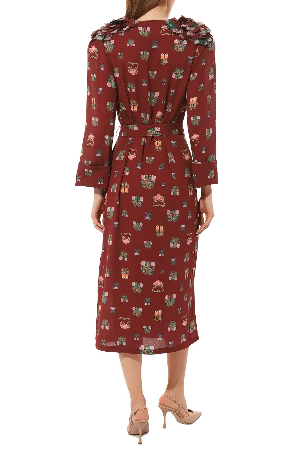 Шелковое платье ULYANA SERGEENKO, арт. ABM009FW22P 1464т22, фото 4