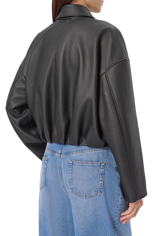 Кожаная куртка Maslov MZS03 Чёрный  MZS03 Фото 4