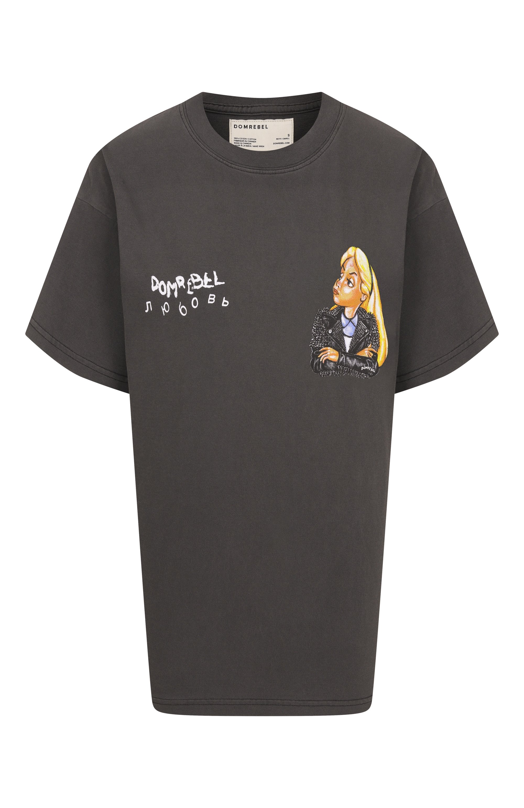 Хлопковая футболка DOMREBEL, арт. B0RED/T-SHIRT, фото 1