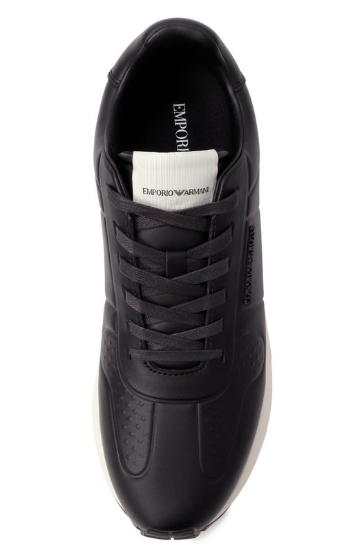 Кожаные кроссовки Emporio Armani EM003740/AF19726 Чёрный  EM003740/AF19726 Фото 6