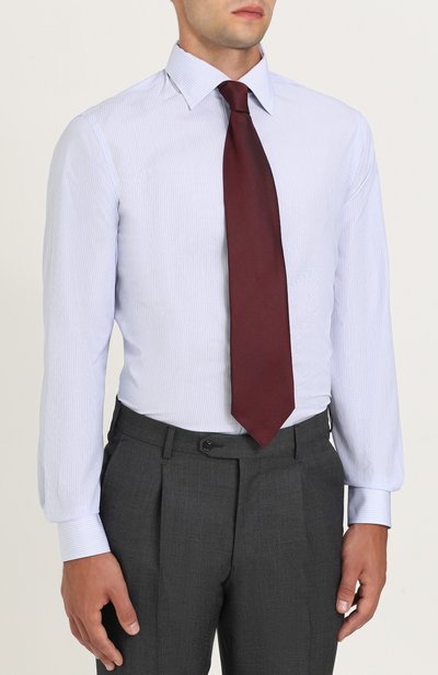 Хлопковая сорочка с воротником кент GIORGIO ARMANI, арт. ZSCMRT/ZS75C, фото 3