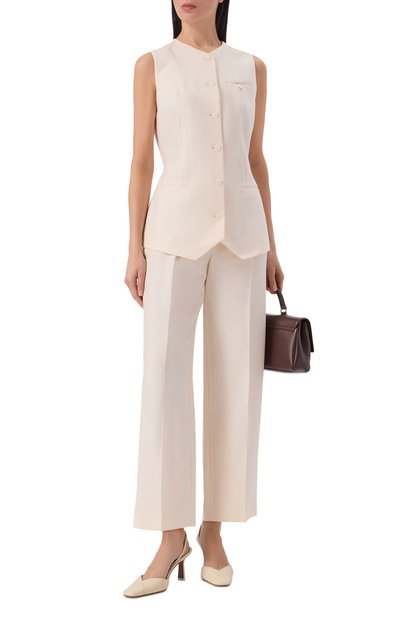 Брюки из шерсти и шелка 12 STOREEZ, арт. 137104, фото 2