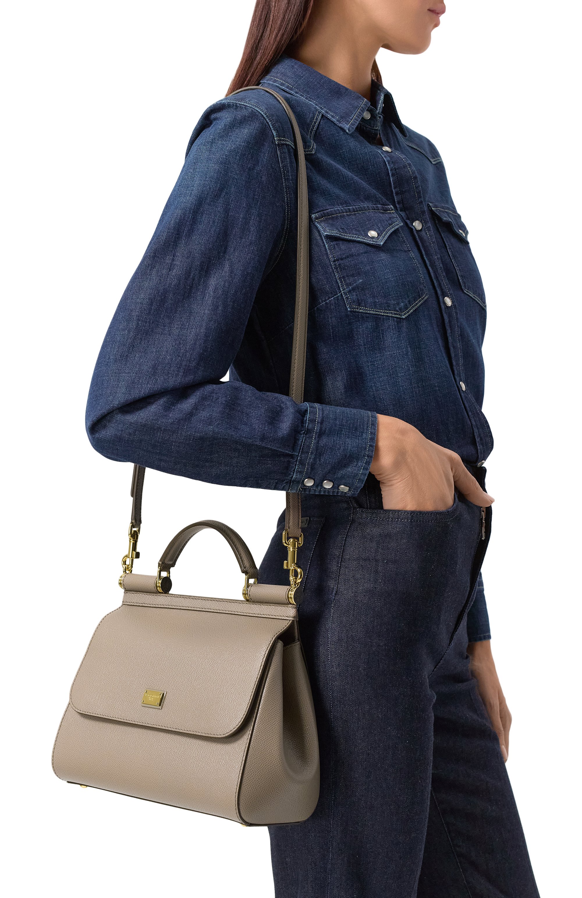 Сумка sicily large DOLCE & GABBANA, арт. BB9002/A1001_SET, фото 2