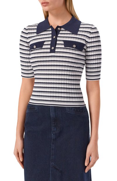 Поло из вискозы и хлопка JUUN.J, арт. JW5851W03, фото 3