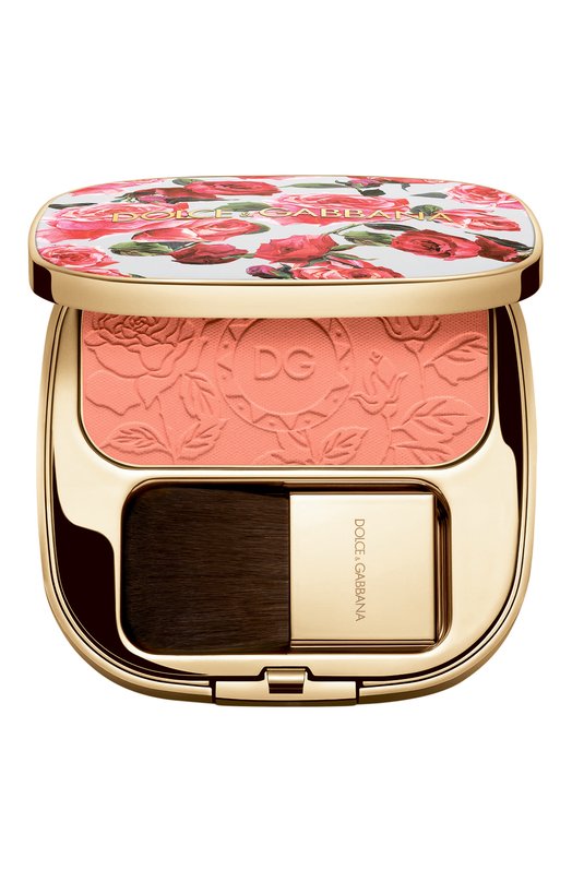 фото Румяна с эффектом сияния blush of roses, оттенок 500 apricot (5g) dolce & gabbana