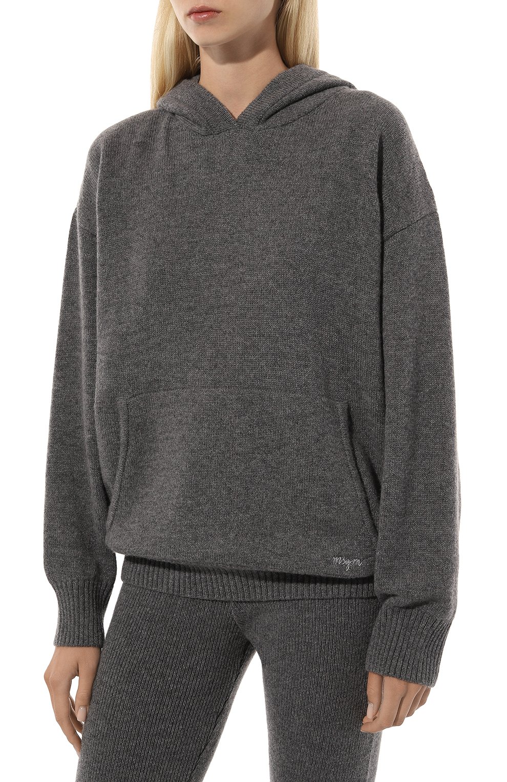 Худи из шерсти и кашемира MSGM, арт. 3741MDM215/247790, фото 3