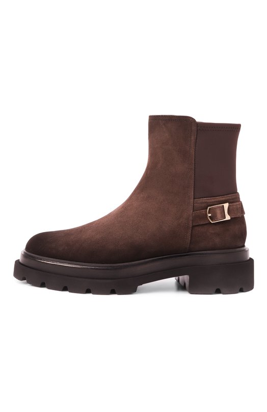 Замшевые ботинки Santoni WTEG71104G0MTHI0 Коричневый  WTEG71104G0MTHI0 Фото 4