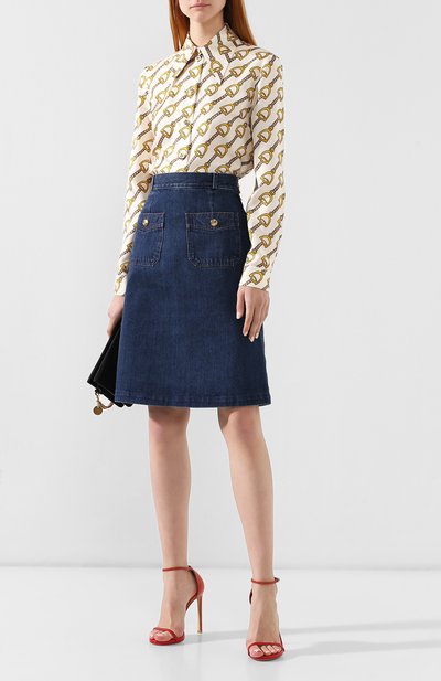 Джинсовая юбка GUCCI, арт. 562902/XDAJV, фото 2