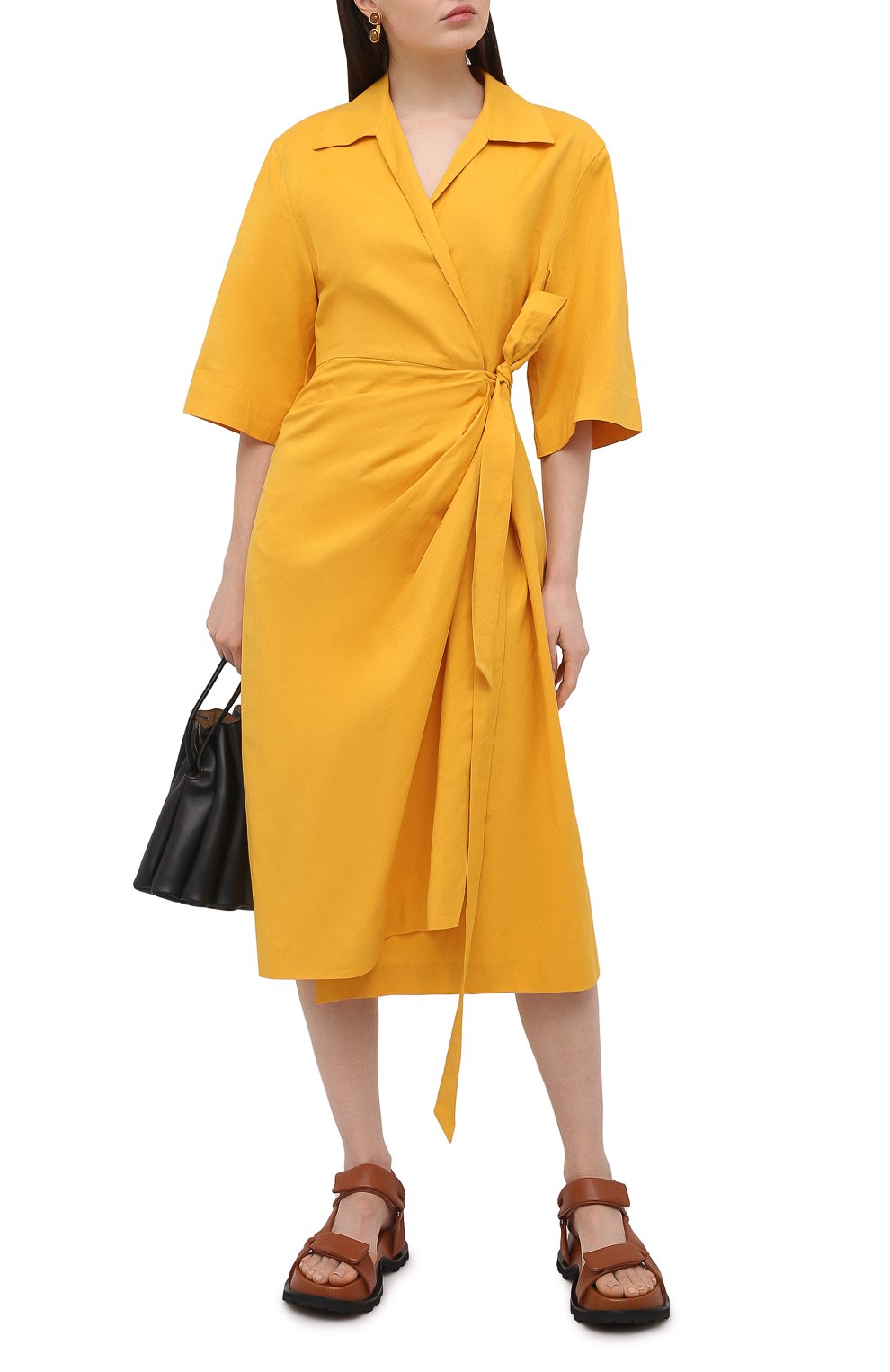 Хлопковое платье DRIES VAN NOTEN, арт. 211-11009-2331, фото 2
