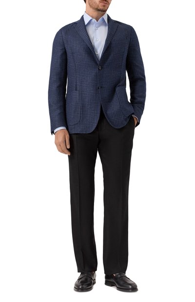 Пиджак из шелка и шерсти ZEGNA, арт. 1D7SG0/916702A9, фото 3