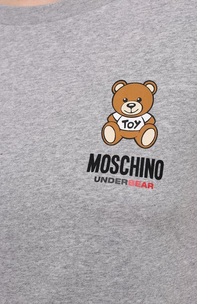 Хлопковая футболка MOSCHINO, арт. A1912/9021, фото 5