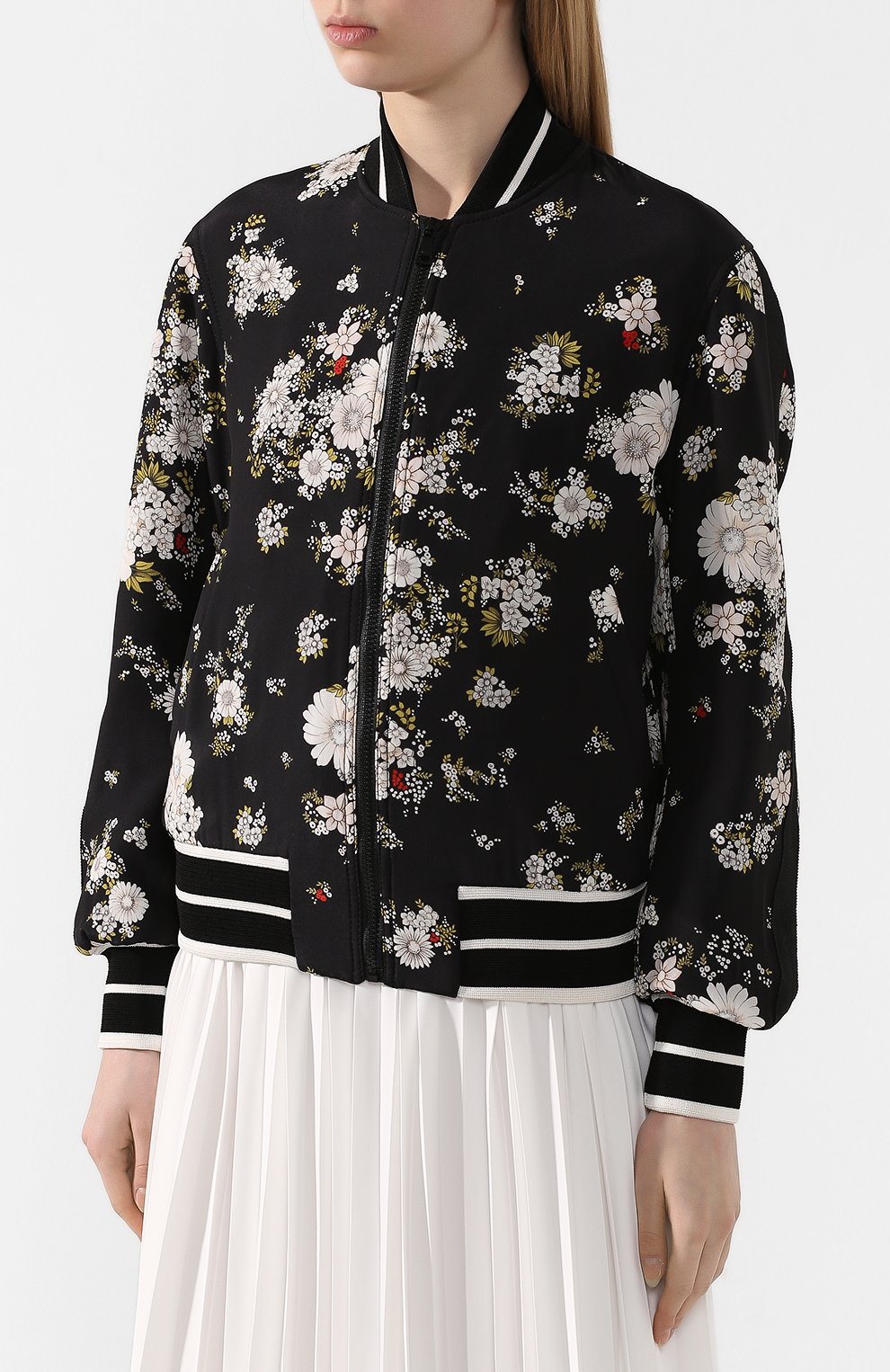 Шелковый бомбер N21, арт. 20E N2M0/0012/5531, фото 3