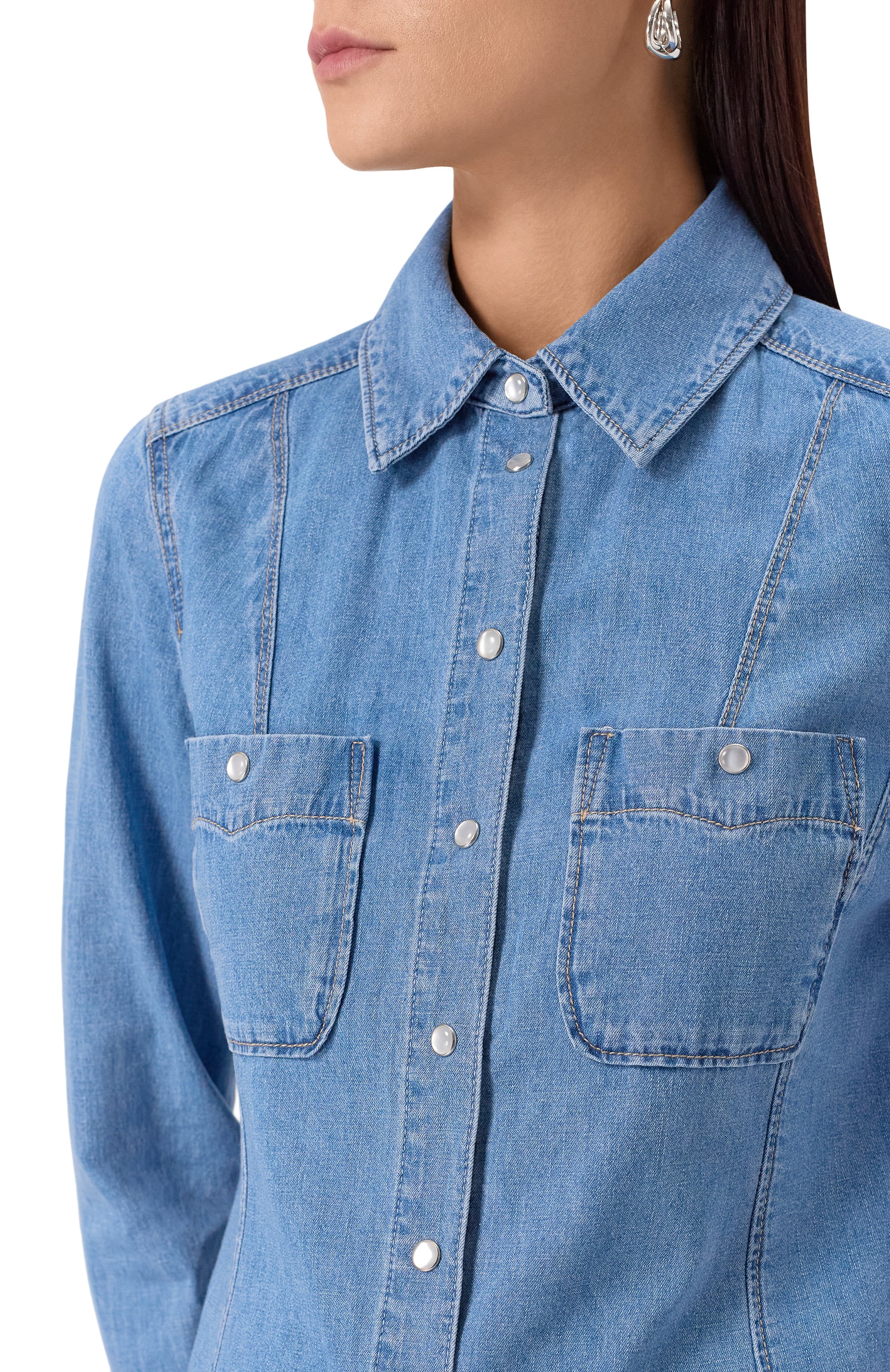 Джинсовая рубашка PAIGE, арт. 1073N38-C375, фото 5