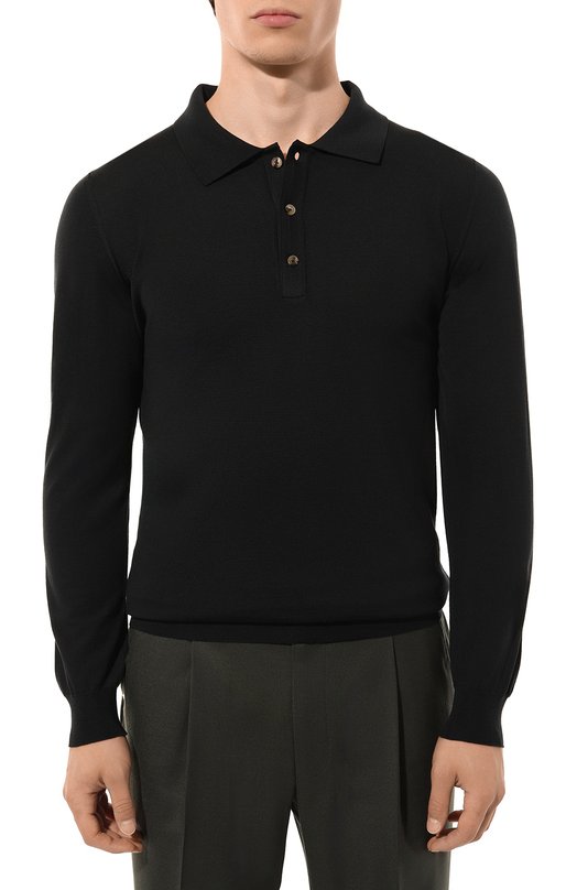 Шерстяное поло Svevo Чёрный, фото 3