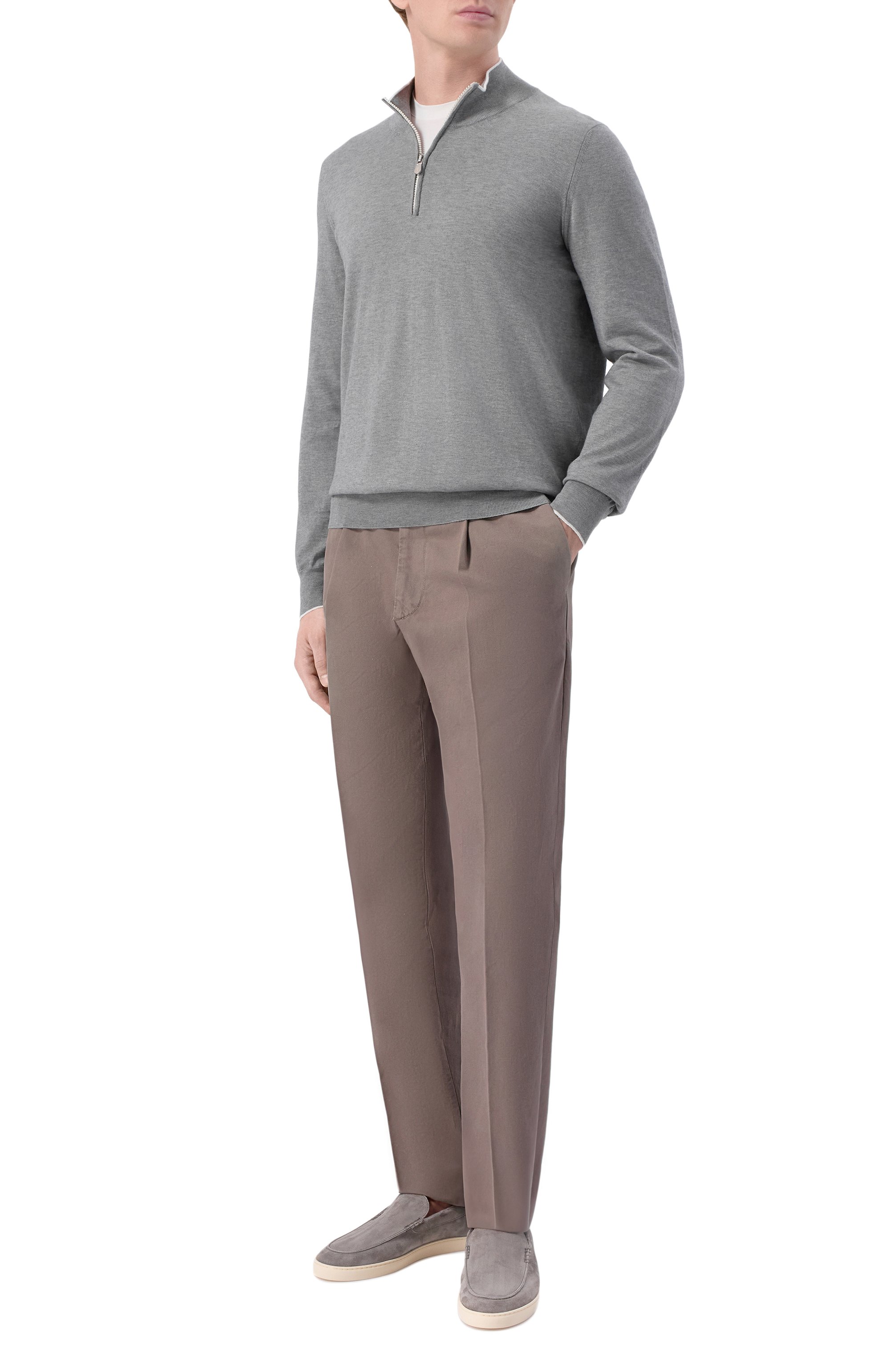 Замшевые лоферы BRUNELLO CUCINELLI, арт. MZUHVSP335, фото 2