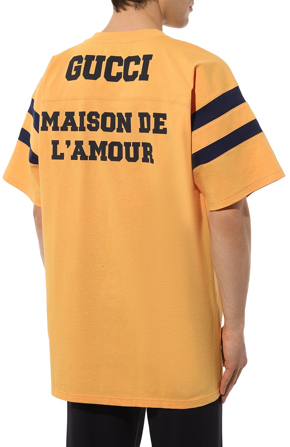 Хлопковая футболка GUCCI, арт. 655459 XJDHI, фото 4