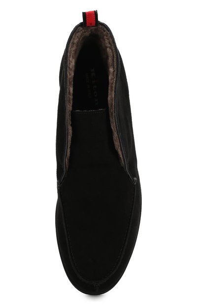 Замшевые ботинки KITON черного цвета по цене 125500 руб., арт. USSFLYN00104, фото 5 Замшевые ботинки KITON, арт. USSFLYN00104, фото 5