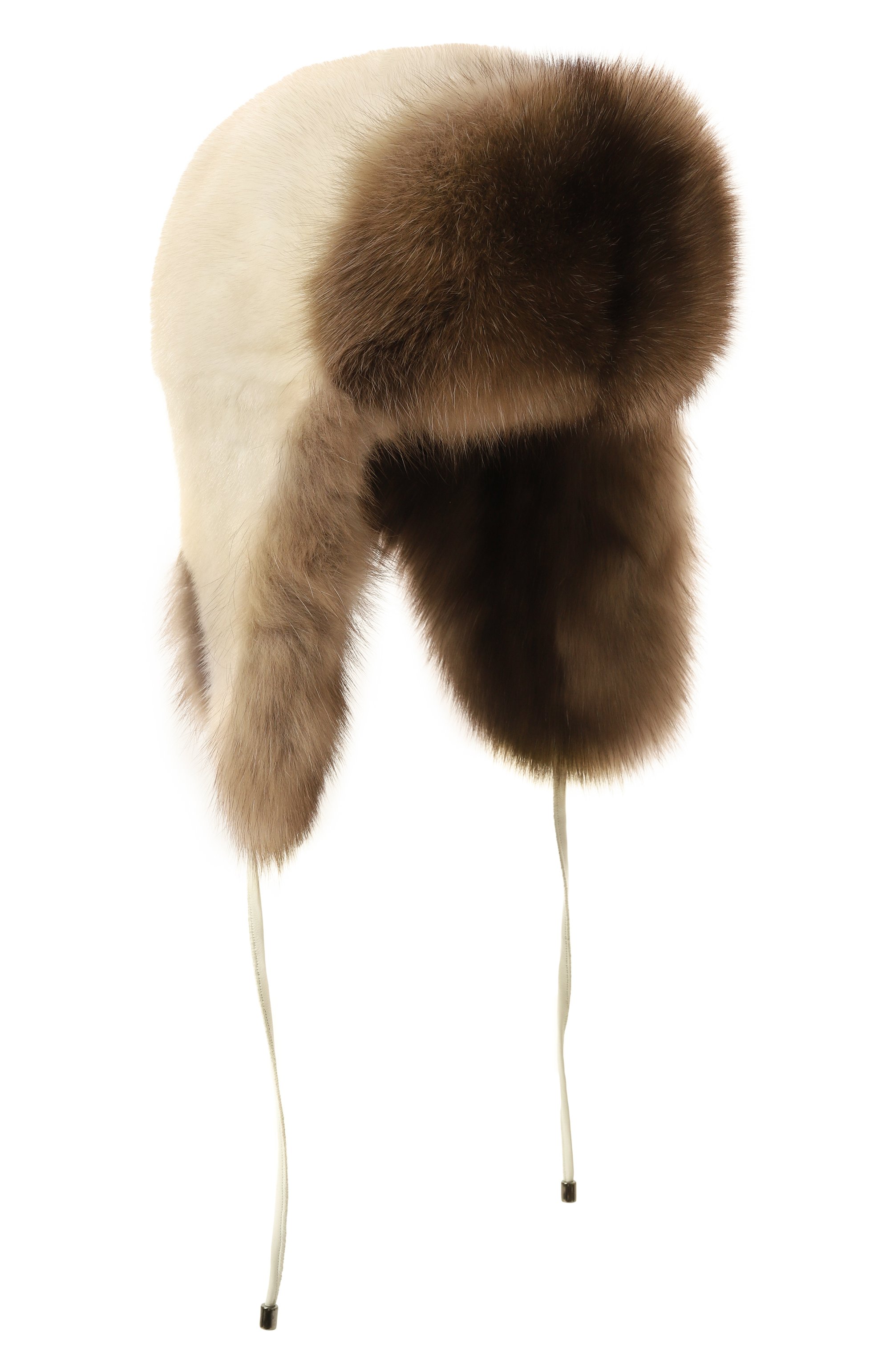 Меховая шапка-ушанка из норки и соболя VICTORIA KUSENKOVA, арт. 092003696093, фото 1