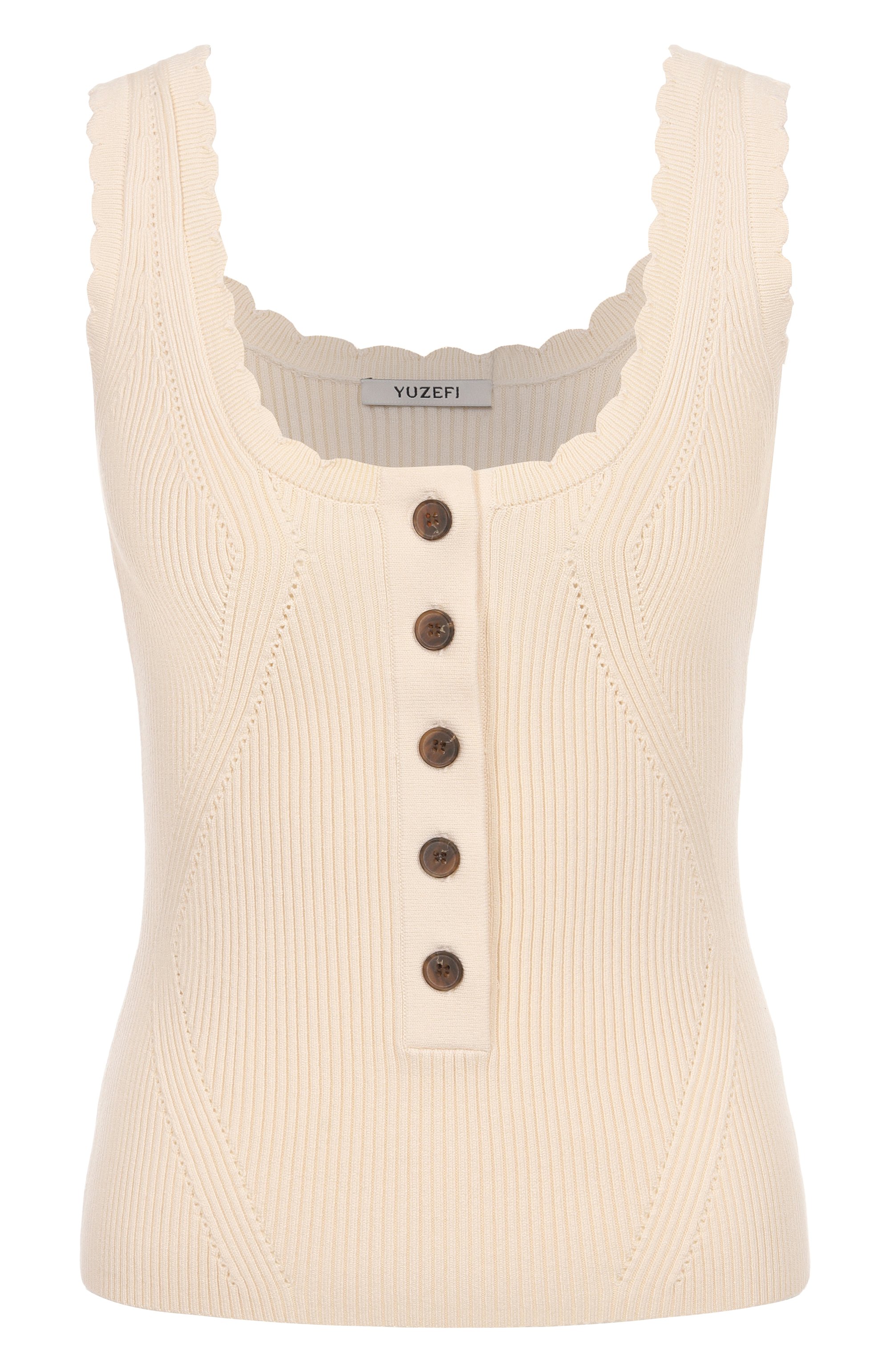 Топ из вискозы YUZEFI, арт. YUZSS25-RW-KN25-32, фото 1