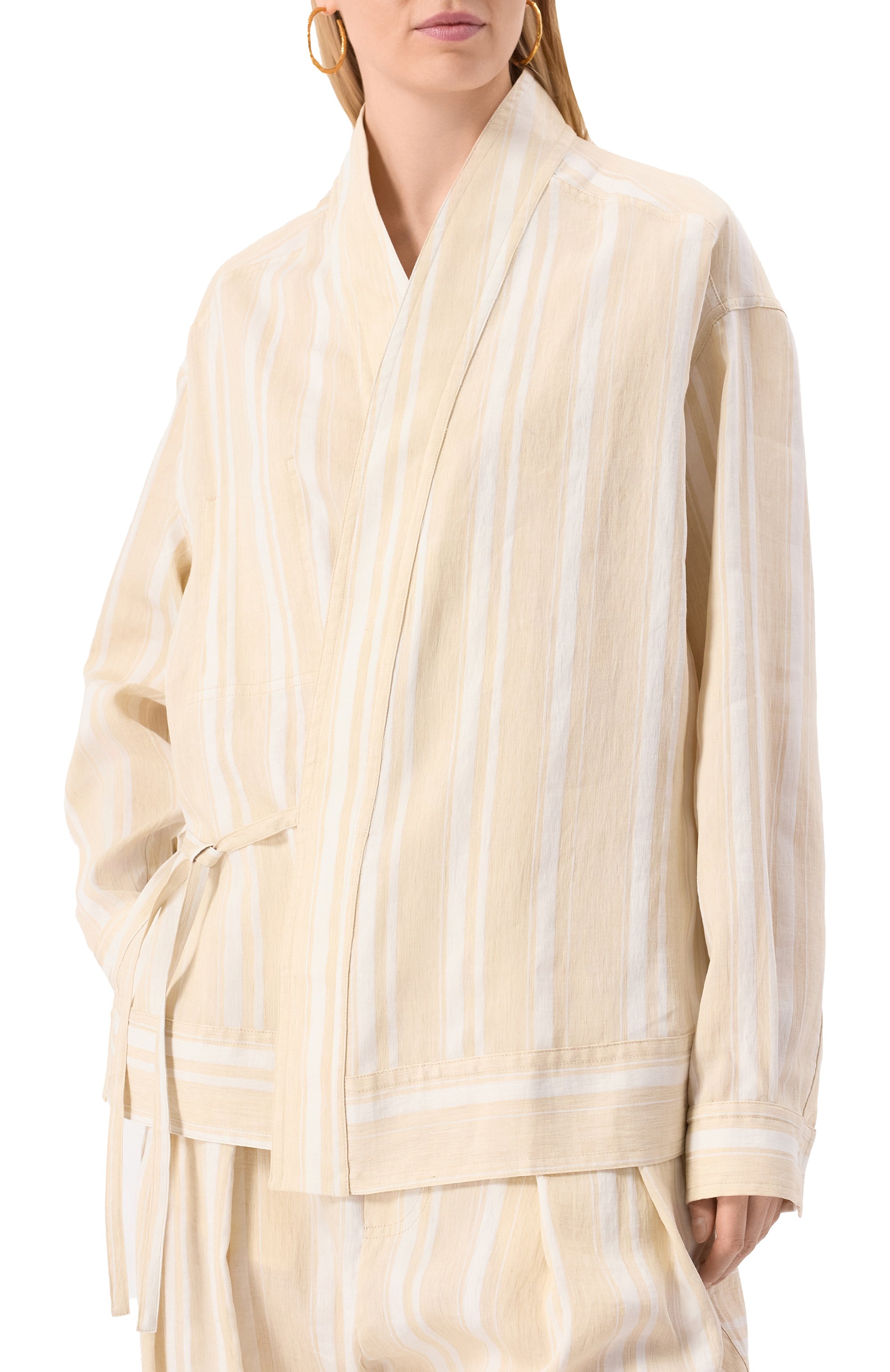 Кимоно изо льна и вискозы MORDECAI, арт. 25E96MXR24M, фото 3