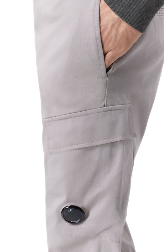 Хлопковые брюки-карго C.P. Company 20CMPA134A/005694G Серый  20CMPA134A/005694G Фото 5