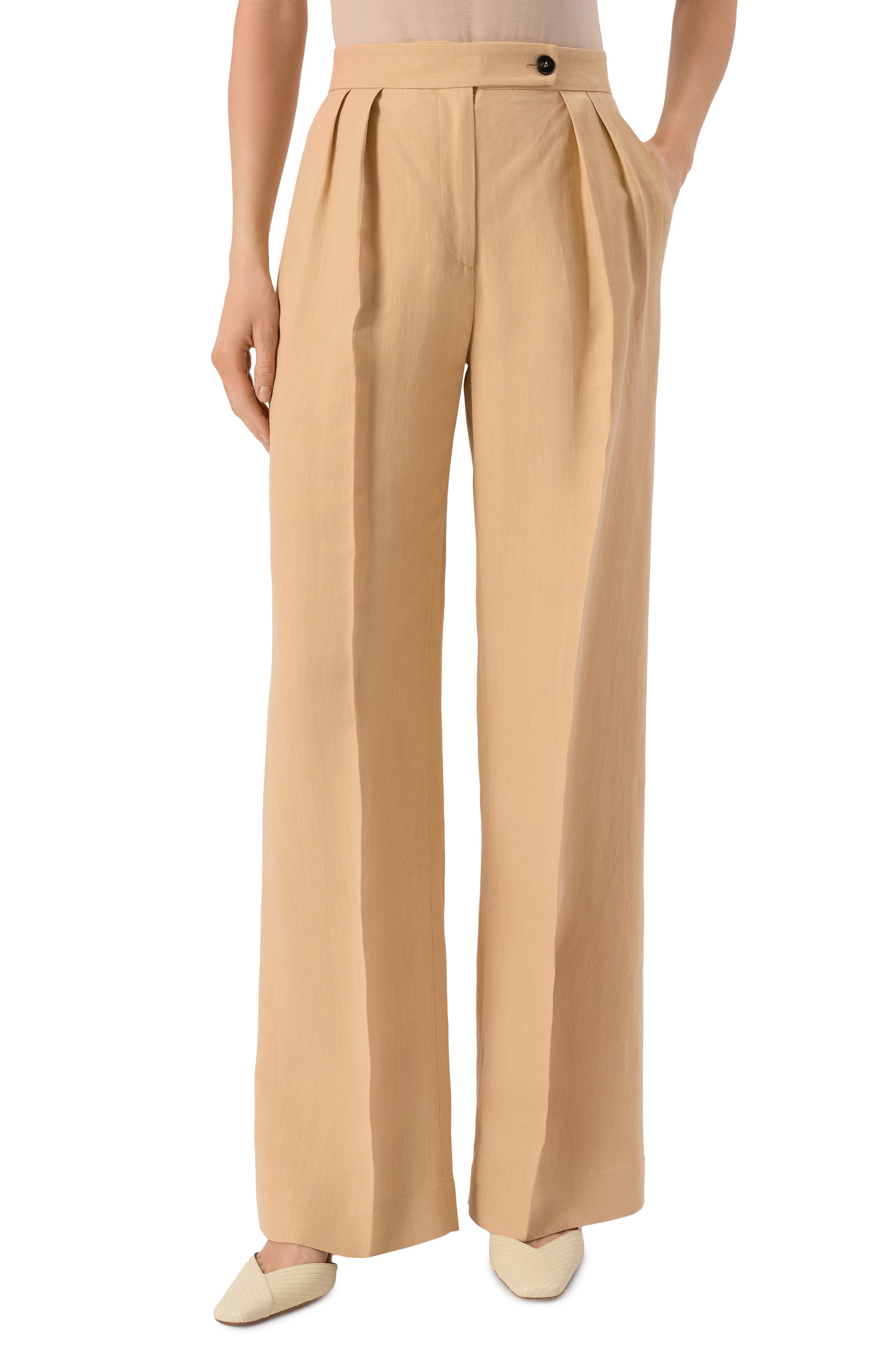 Брюки из вискозы и льна ANTONELLI FIRENZE, арт. L8471N/935, фото 3