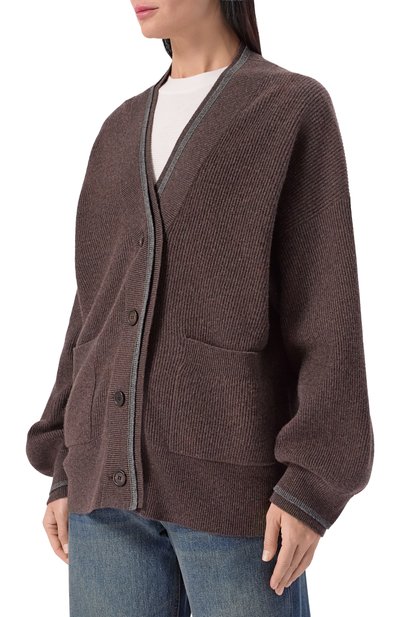 Кардиган из шерсти и кашемира BRUNELLO CUCINELLI, арт. M16222716, фото 3