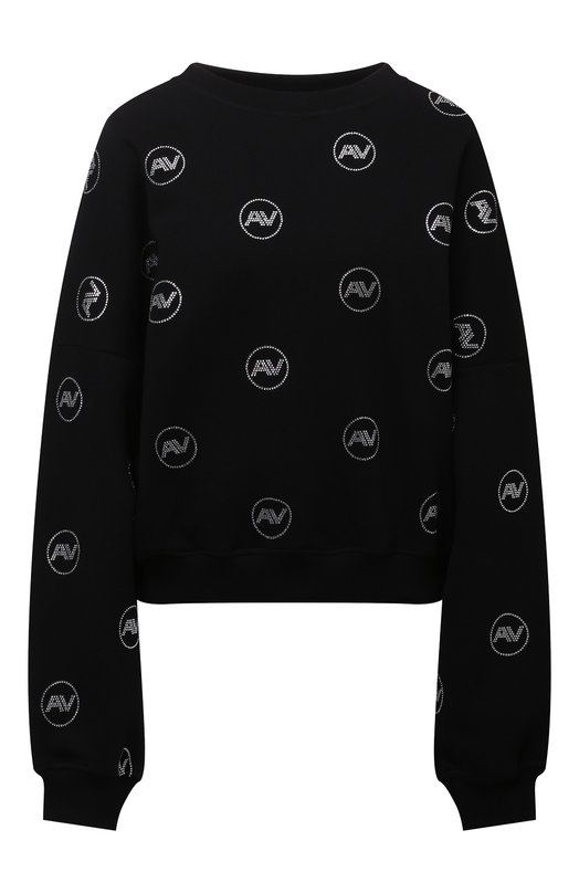 

Хлопковый свитшот Alexandre Vauthier, Чёрный