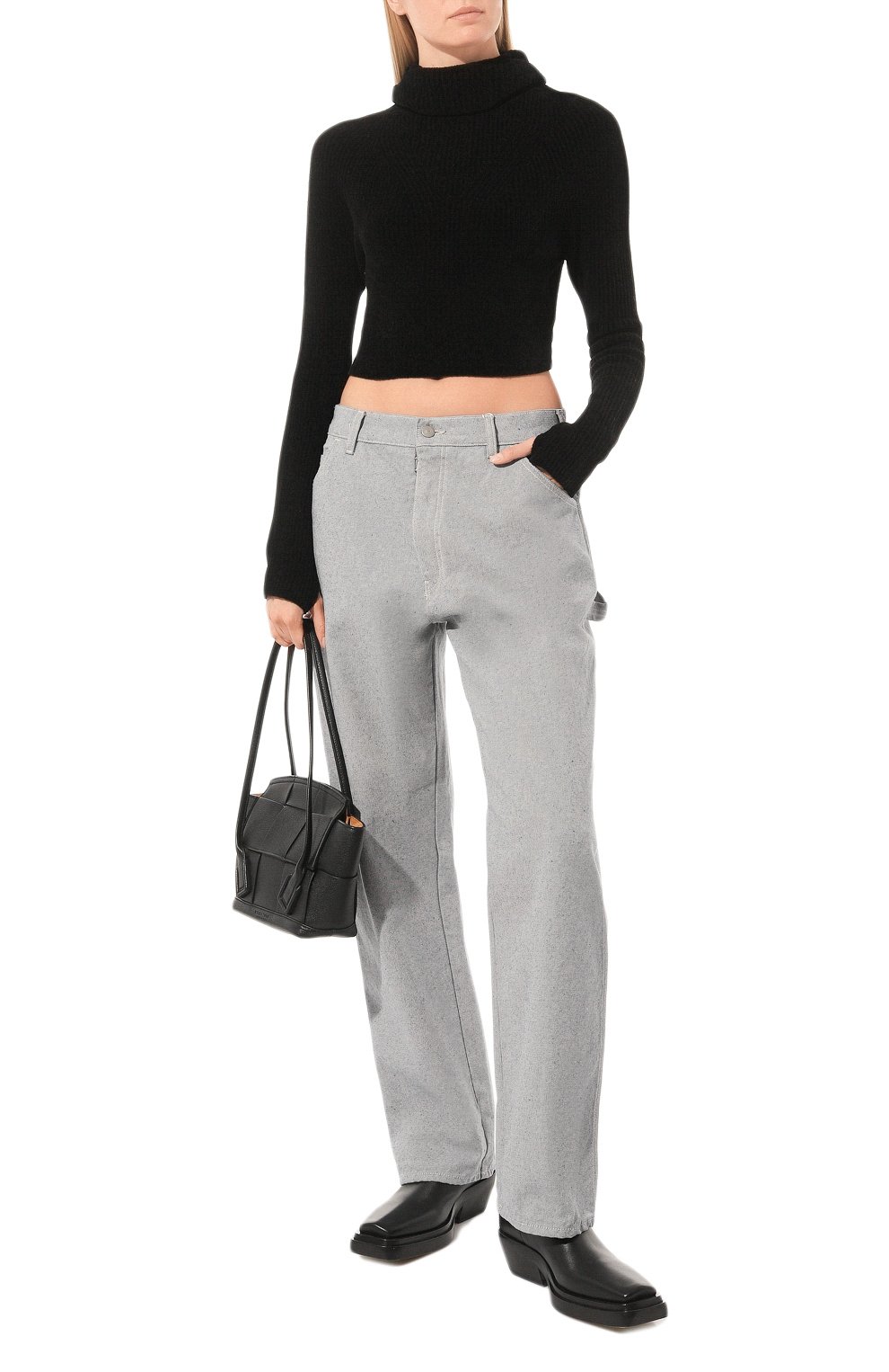 Водолазка с капюшоном JACQUEMUS черного цвета по цене 56250 руб., арт. 22H223KN135/2164BLACK, фото 2 Водолазка с капюшоном JACQUEMUS, арт. 22H223KN135/2164BLACK, фото 2