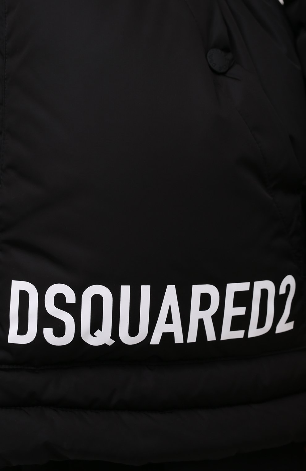 Комплект из куртки и жилета DSQUARED2 черного цвета по цене 107500 руб., арт. S72AM0873/S53355, фото 5 Комплект из куртки и жилета DSQUARED2, арт. S72AM0873/S53355, фото 5