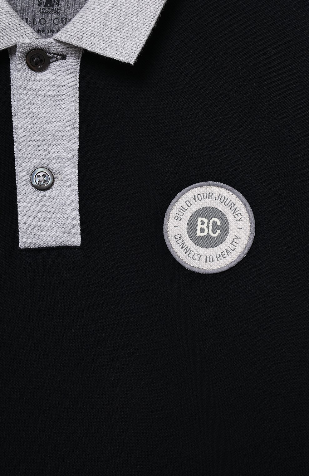 Хлопковое поло BRUNELLO CUCINELLI, арт. B0021T322A, фото 3