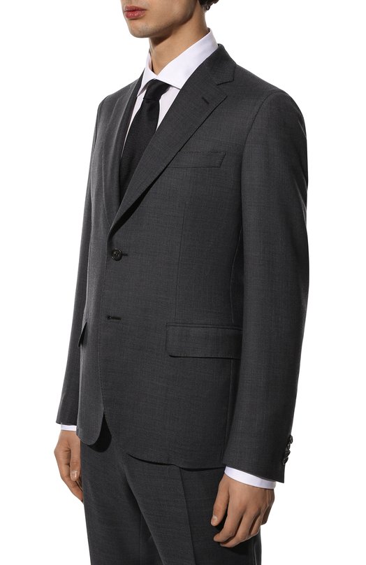 Шерстяной костюм Brioni RA7K25/P1A23/J0URNEY Синий  RA7K25/P1A23/J0URNEY Фото 2