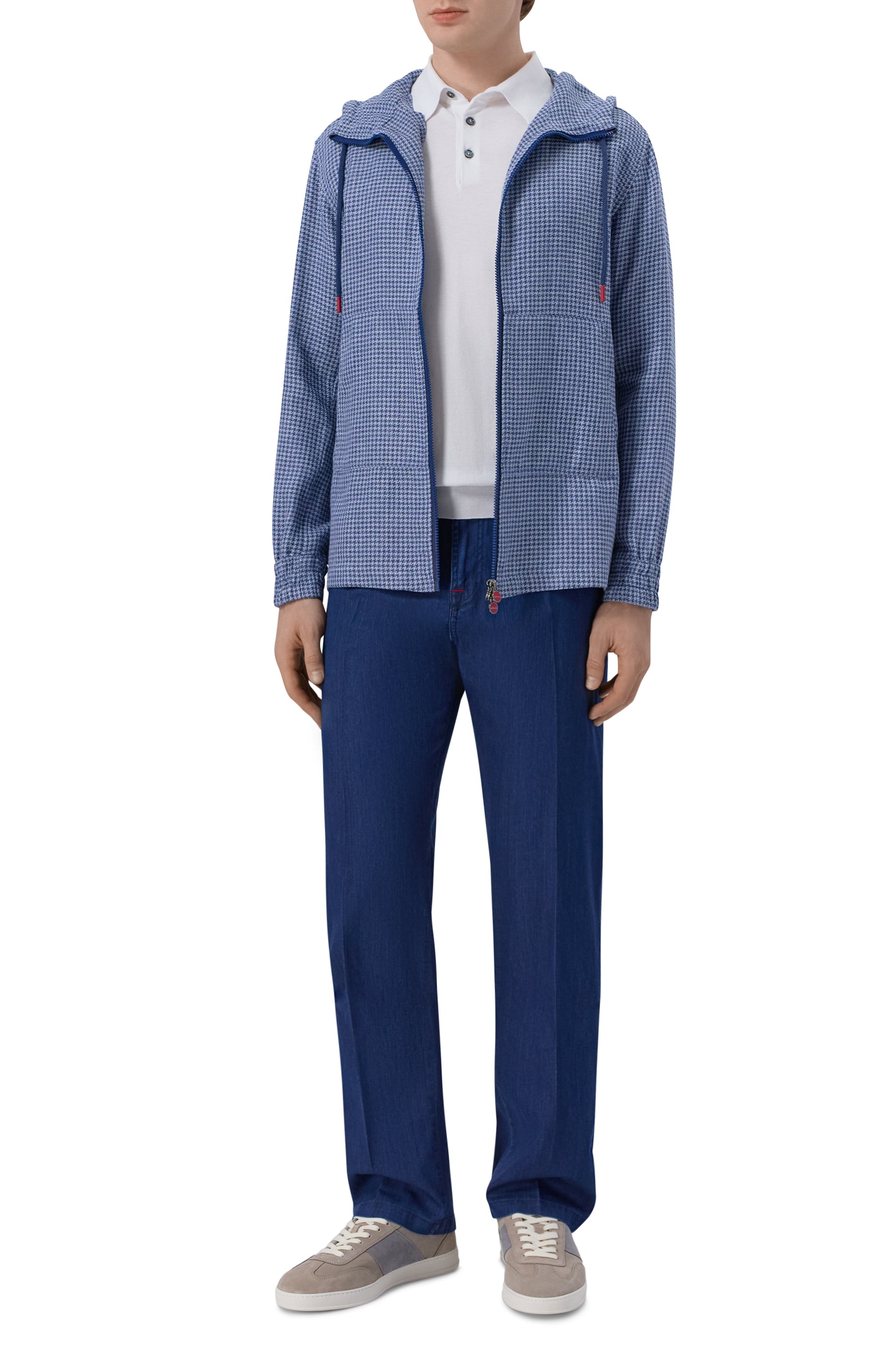 Замшевые кеды KITON, арт. USSA396N01381, фото 2