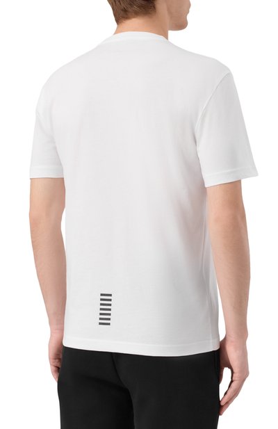 Хлопковая футболка EA7, арт. 8NPT25/PJVPZ, фото 4