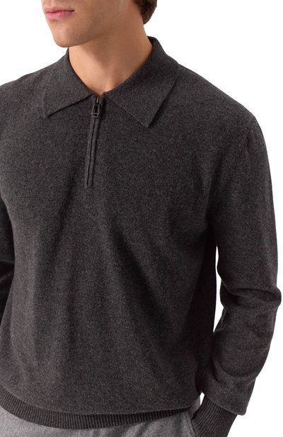 Кашемировое поло MVST темно-серого цвета по цене 145000 руб., арт. 8567/PL/050, фото 5 Кашемировое поло MVST, арт. 8567/PL/050, фото 5