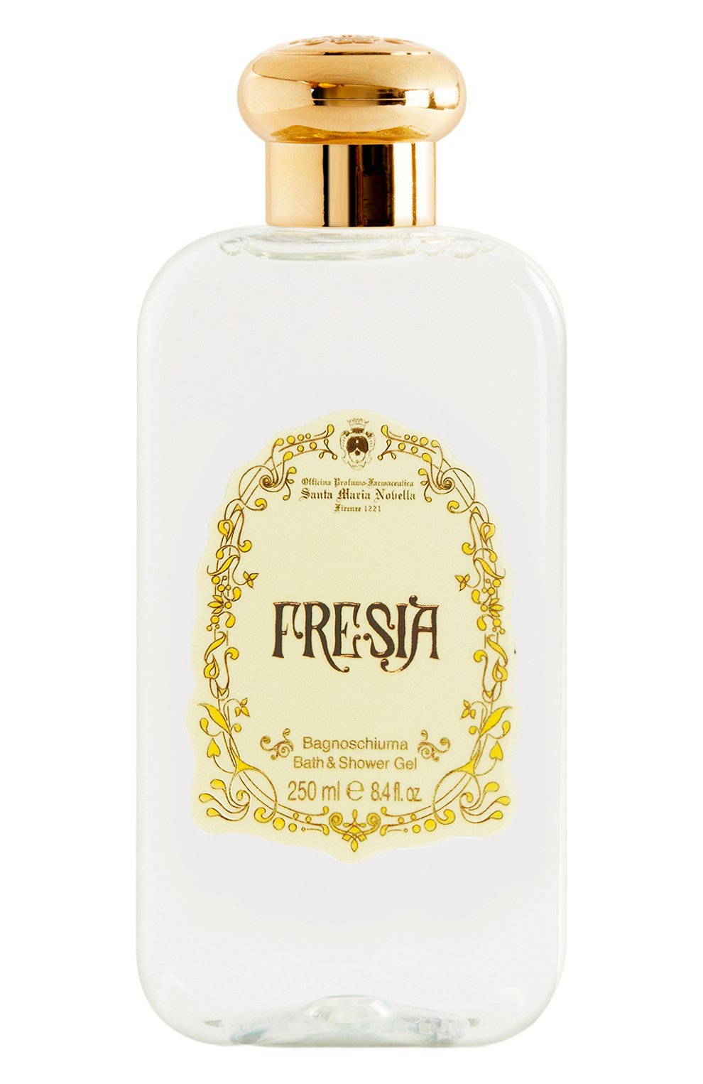 Гель для душа fresia (250ml) SANTA MARIA NOVELLA бесцветного цвета по цене 4900 руб., арт. SMN3236004PET, фото 1 Гель для душа fresia (250ml) SANTA MARIA NOVELLA, арт. SMN3236004PET, фото 1