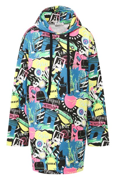 Женский хлопковое худи BALENCIAGA, арт. 594606/THV65