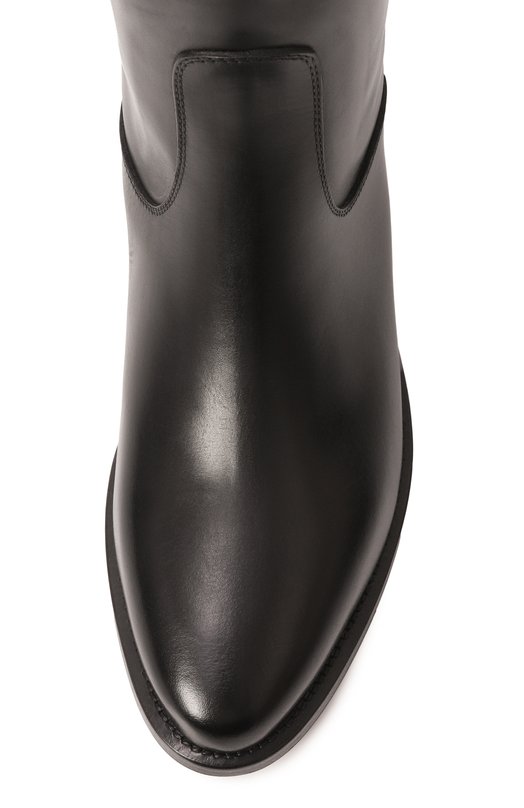 Кожаные сапоги Kiton D58804N0102702 Чёрный  D58804N0102702 Фото 6