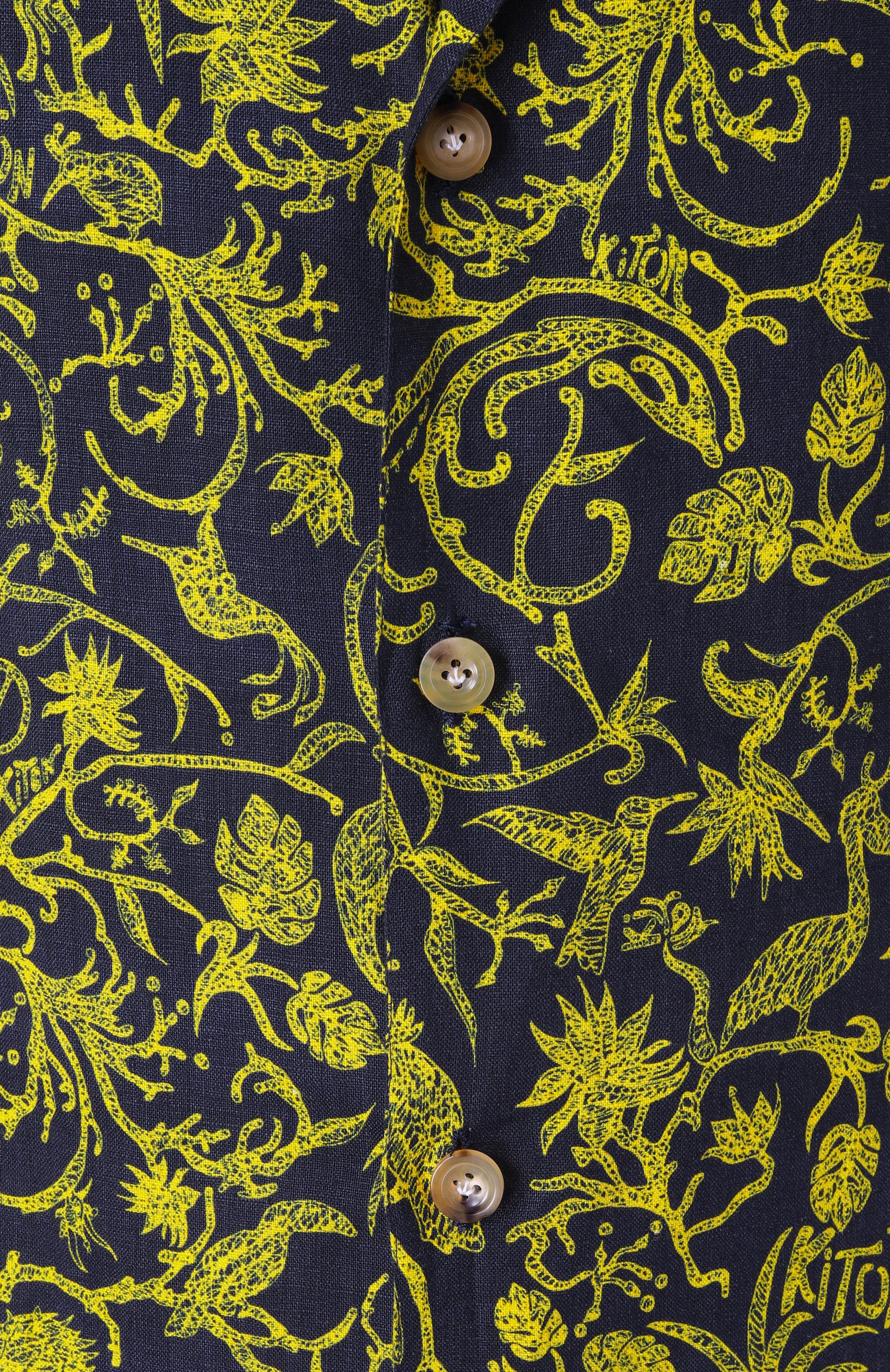 Льняная рубашка KITON, арт. UMC028H0930401, фото 6