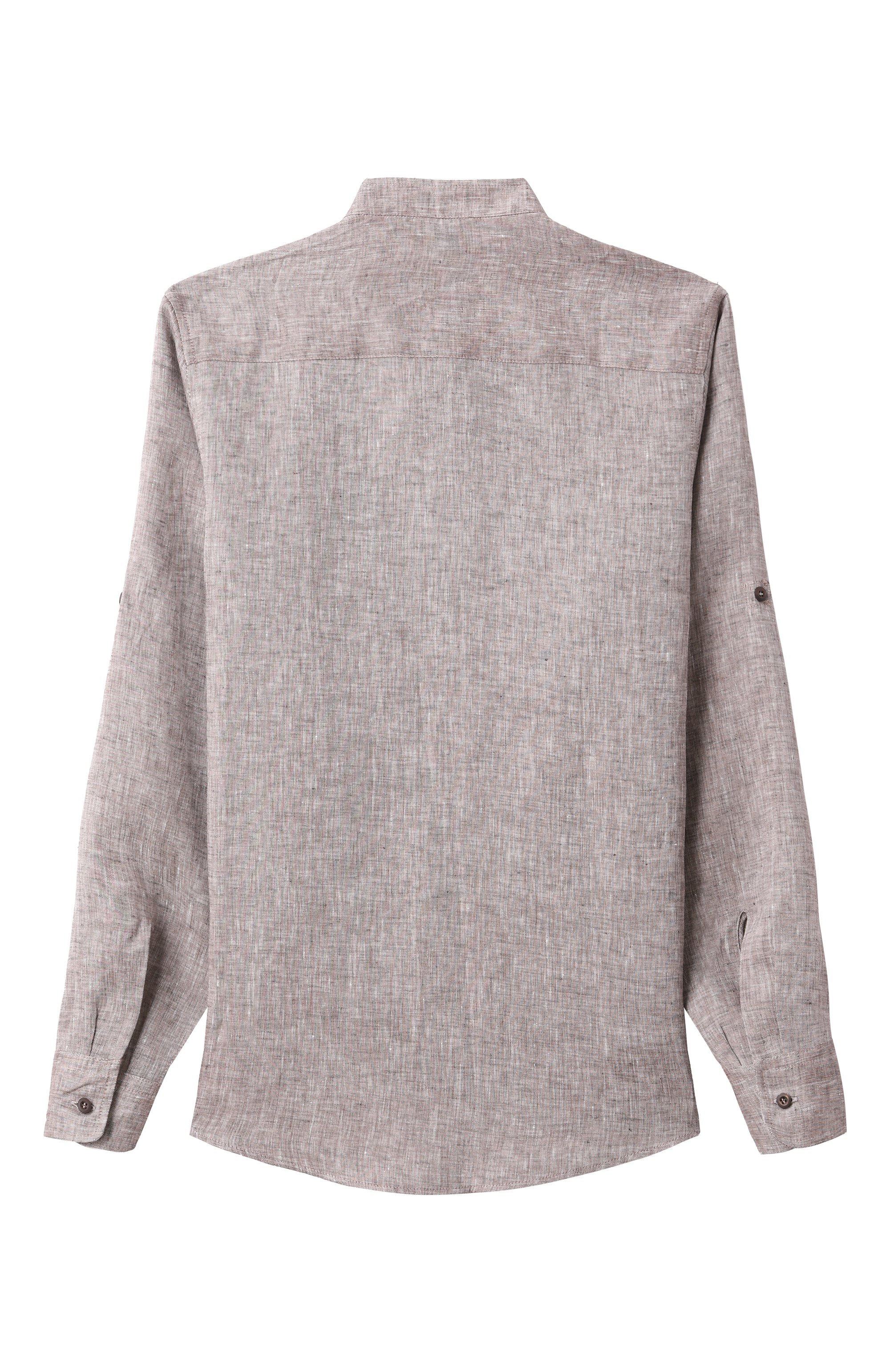 Льняная рубашка BRUNELLO CUCINELLI, арт. BM684C330C, фото 2