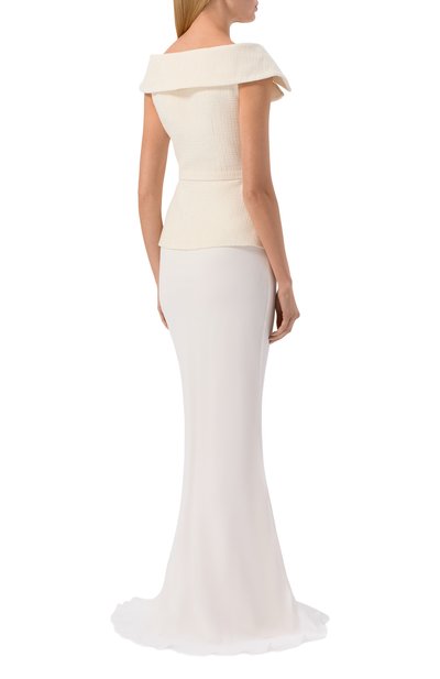 Комбинированное платье SELF-PORTRAIT, арт. SS26271XC, фото 3